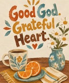 Good God. Grateful Heart blanket, full design