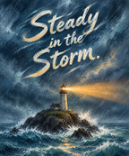 Steady in the Storm blanket, full design
