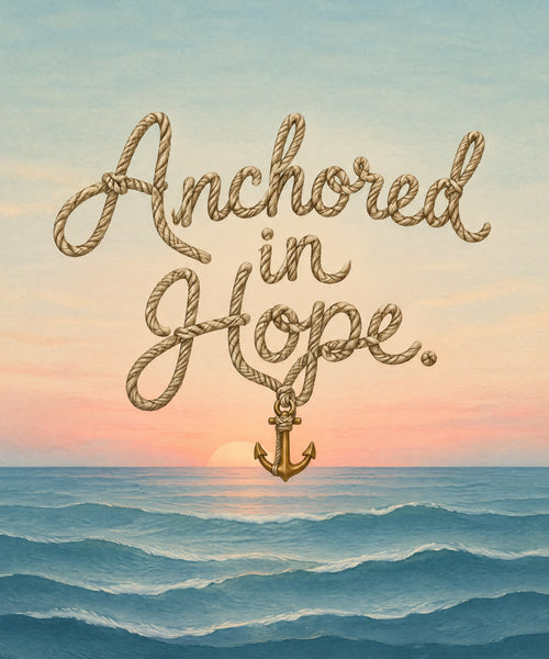 Anchored in Hope blanket, full design