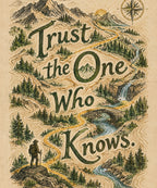 Trust the One Who Knows blanket, full design