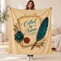 Called by Name blanket, held open
