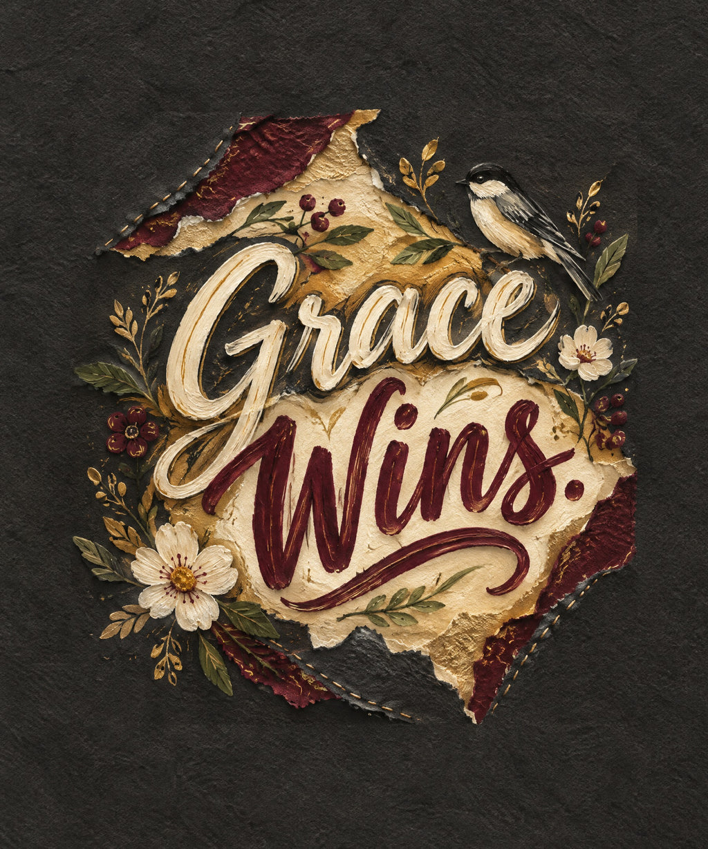 Grace Wins blanket, full design