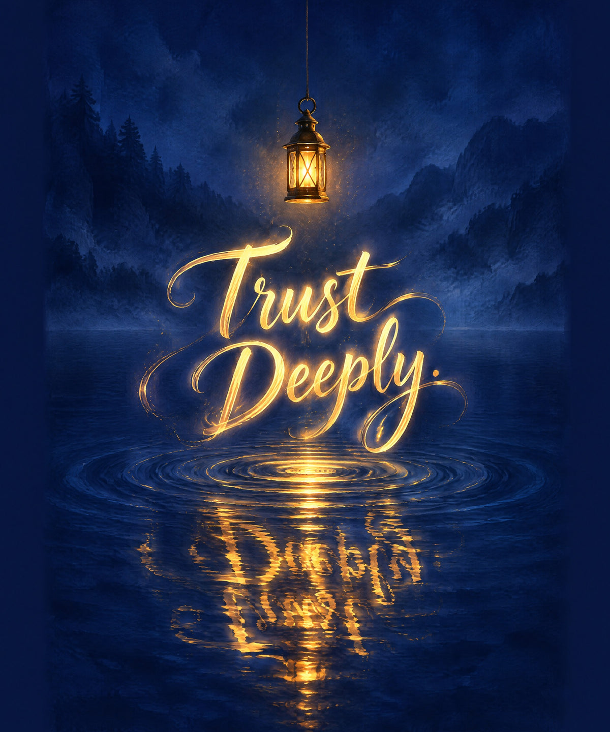 Trust Deeply blanket, full design
