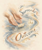Surrender the Outcome blanket, full design