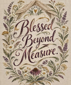 Blessed Beyond Measure blanket, full design