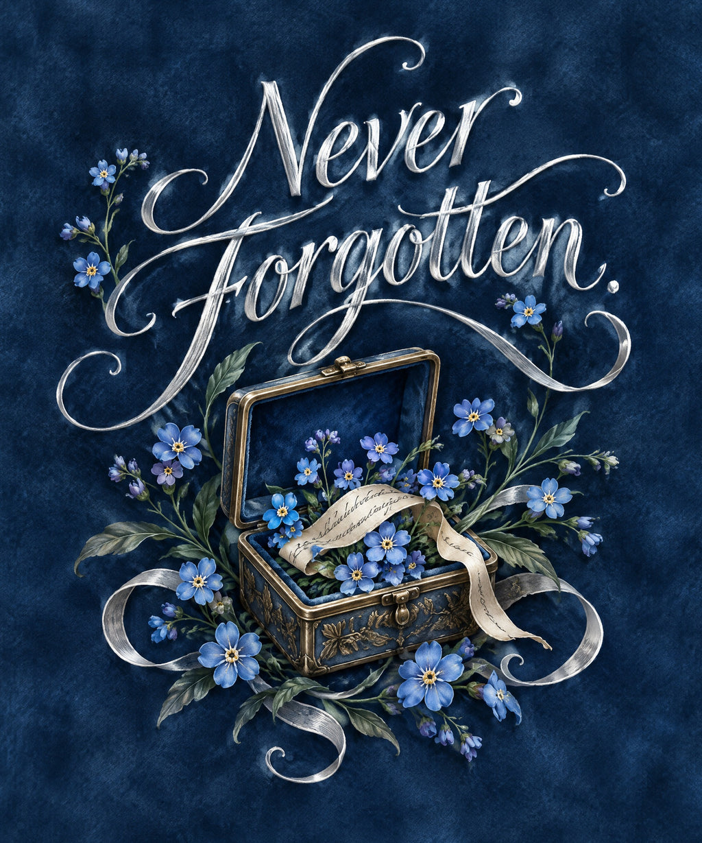 Never Forgotten blanket, full design