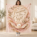 Precious in His Sight blanket, held open