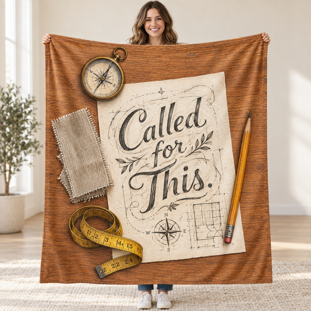 Called for This blanket, held open