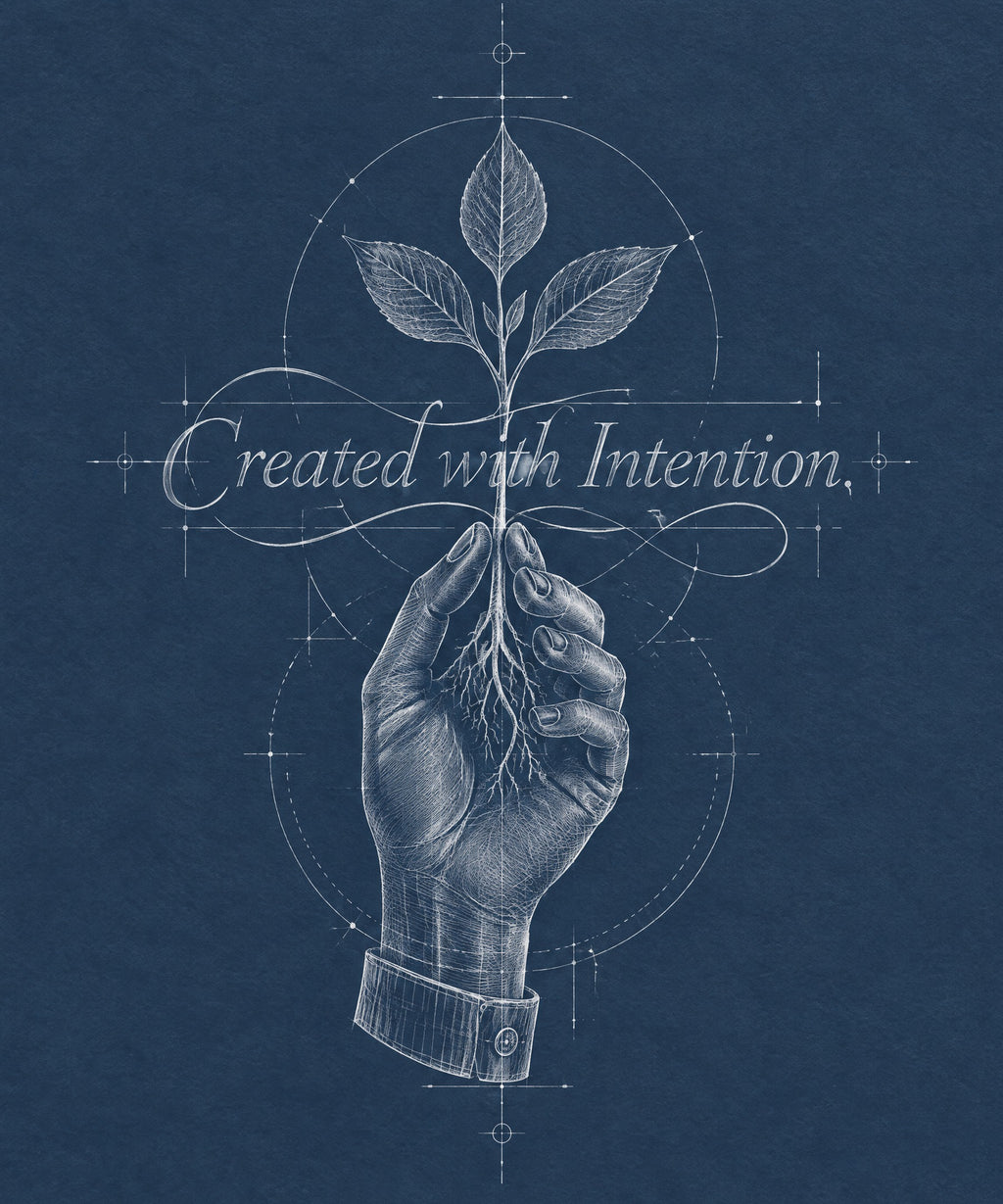 Created with Intention blanket, full design