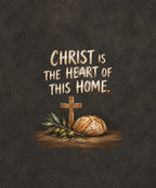 Christ Is the Heart of This Home. blanket, full design