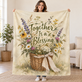 Together Is a Blessing. blanket, held open