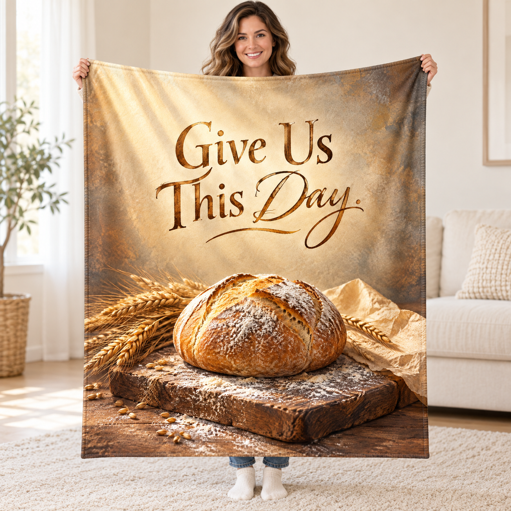 Give Us This Day. blanket, held open
