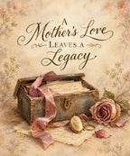 A Mother’s Love Leaves a Legacy. blanket, full design