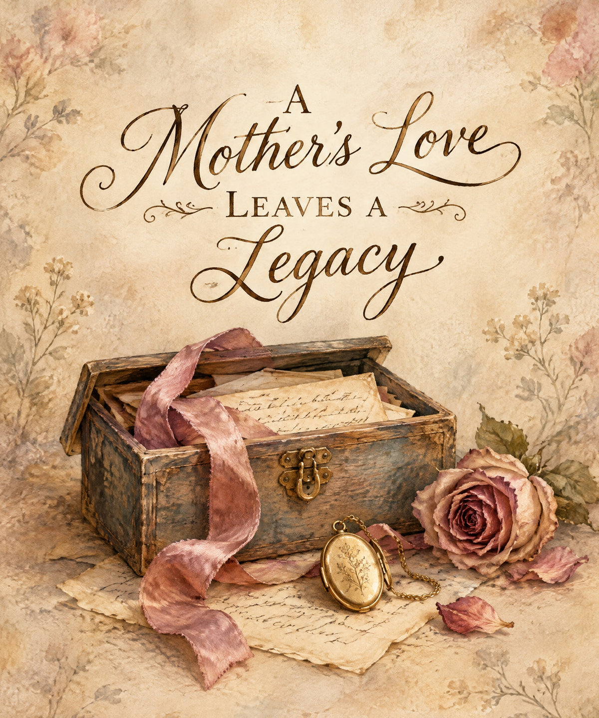 A Mother’s Love Leaves a Legacy. blanket, full design