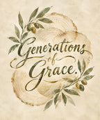 Generations of Grace. blanket, full design