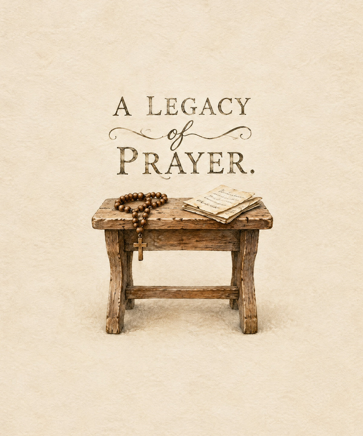 A Legacy of Prayer. blanket, full design