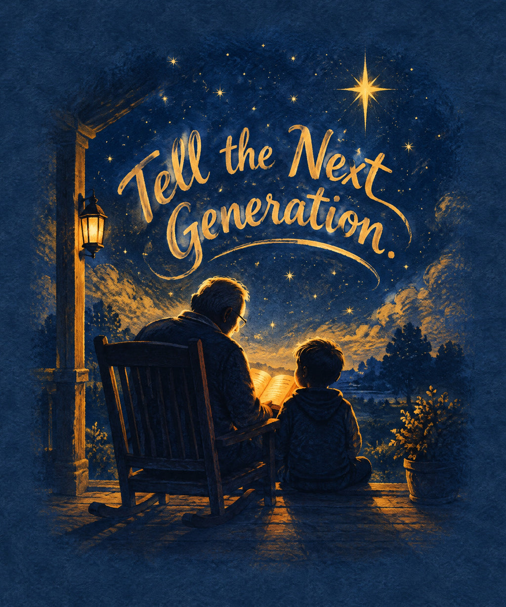 Tell the Next Generation. blanket, full design