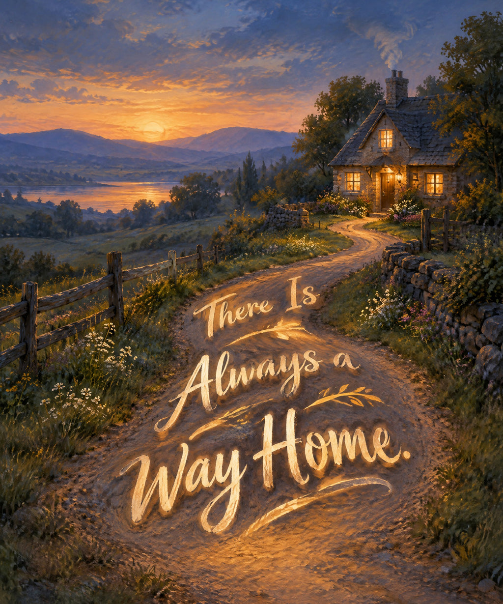 There Is Always a Way Home. blanket, full design