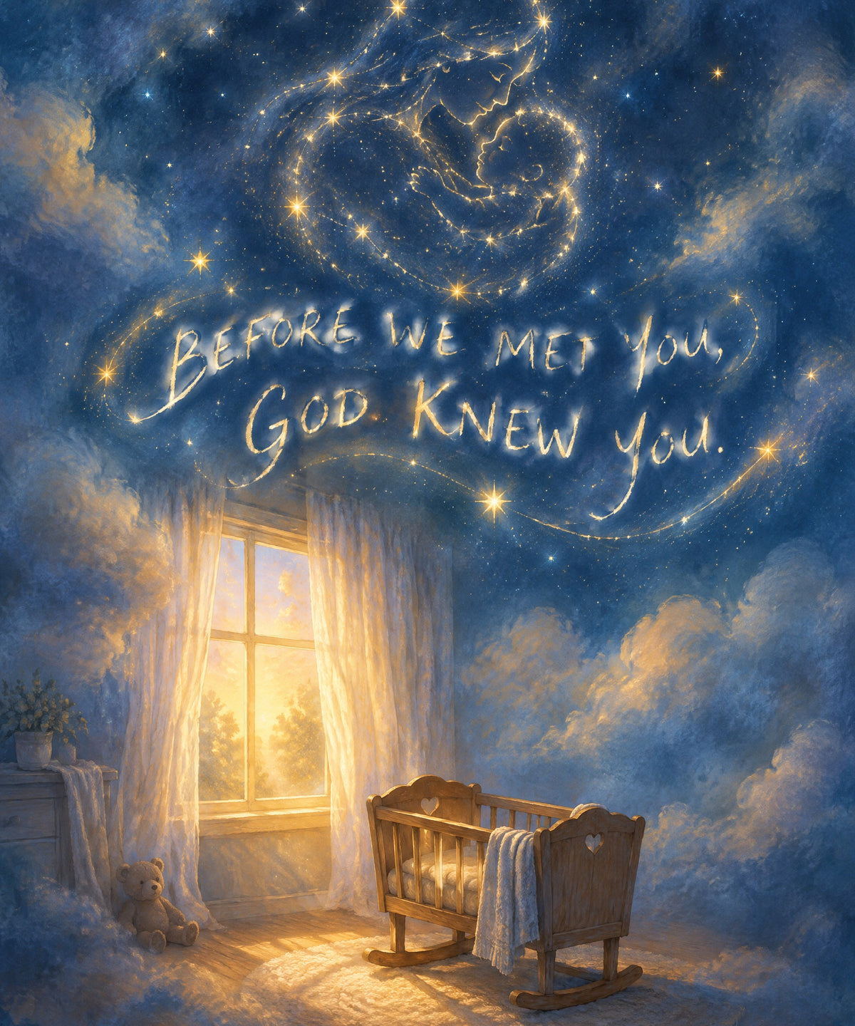 Before We Met You, God Knew You. blanket, full design