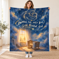 Before We Met You, God Knew You. blanket, held open