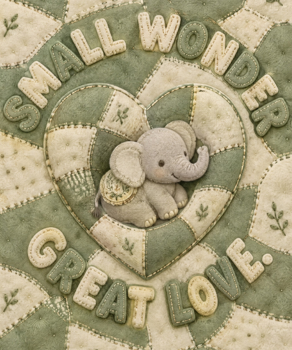 Small Wonder, Great Love. blanket, full design