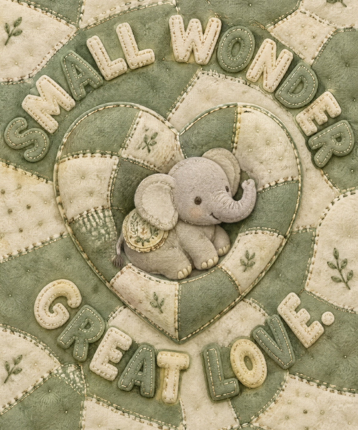 Small Wonder, Great Love. blanket, full design