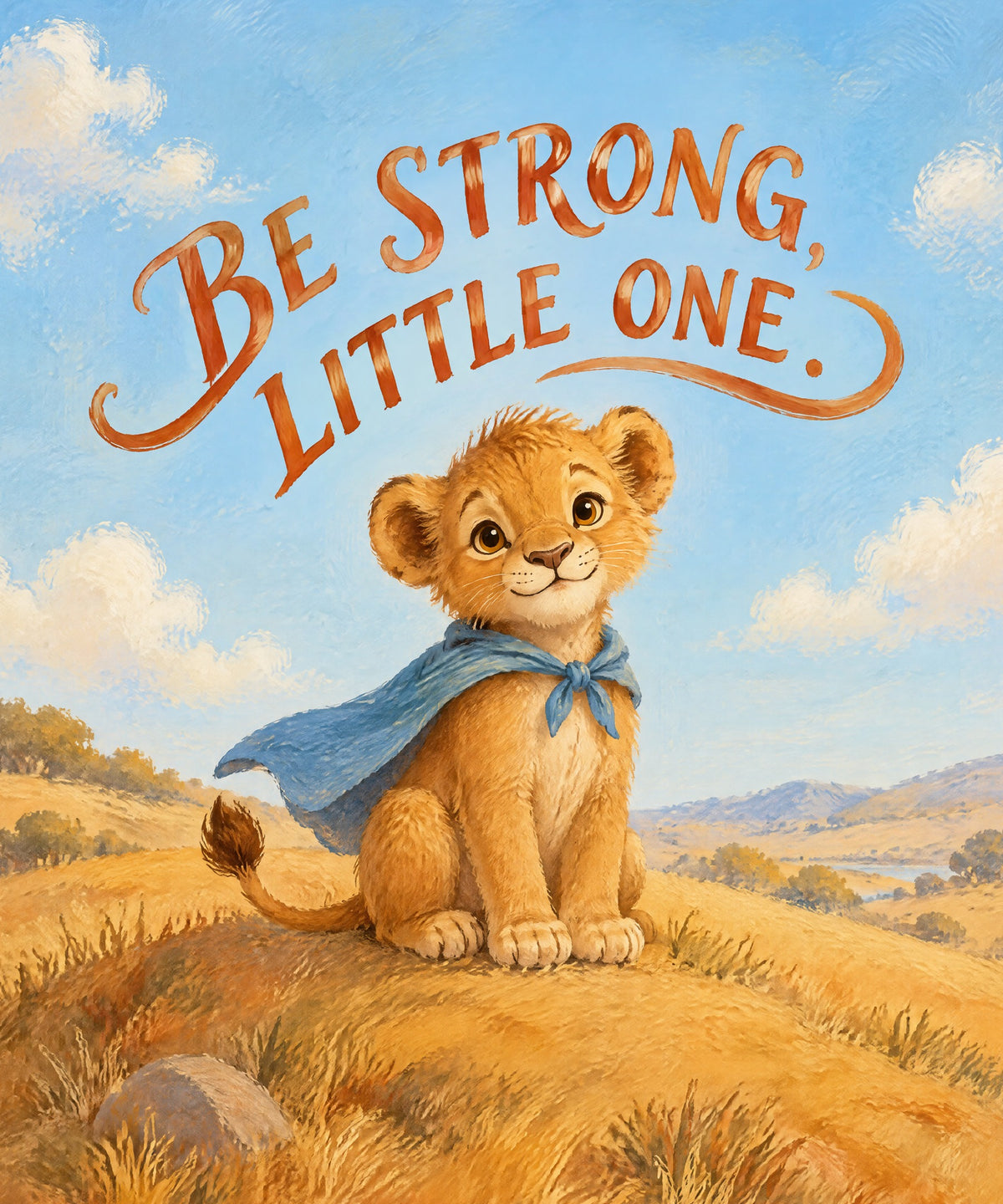 Be Strong, Little One. blanket, full design