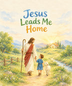 Jesus Leads Me Home. blanket, full design