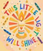 This Little Light Will Shine. blanket, full design