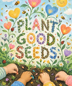Plant Good Seeds. blanket, full design
