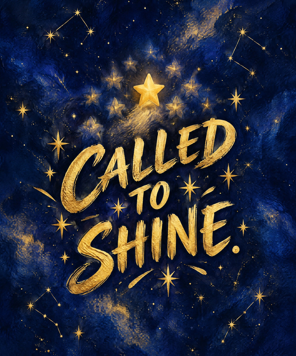 Called to Shine. blanket, full design