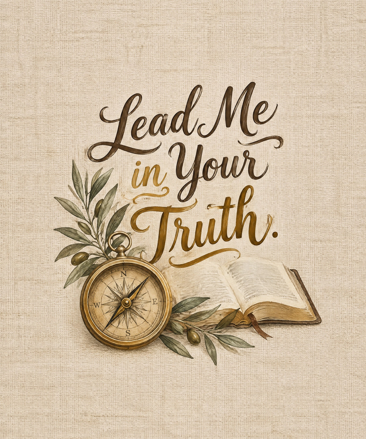 Lead Me in Your Truth. blanket, full design