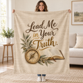 Lead Me in Your Truth. blanket, held open