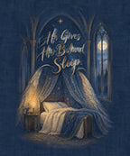 He Gives His Beloved Sleep. blanket, full design