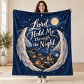 Lord, Hold Me Through the Night. blanket, held open