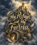 My Refuge and My Fortress. blanket, full design