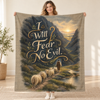 I Will Fear No Evil. blanket, held open