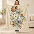 My Cup Runneth Over. blanket, held open