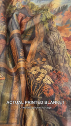 Actual printed blanket, unedited phone video